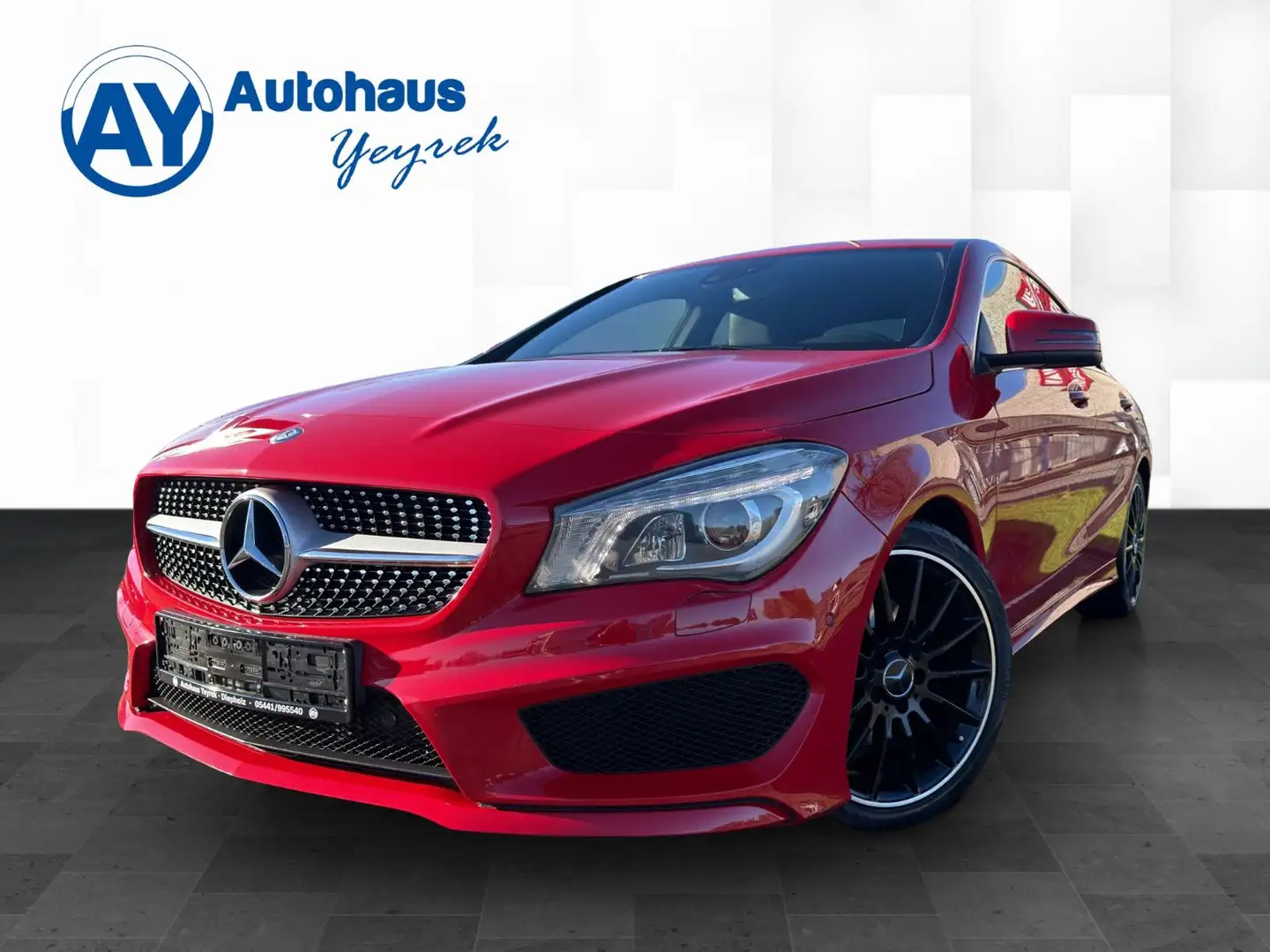 Mercedes-Benz CLA 200 Lim. AMG *NAV*LED*CAM*STHZG*Tempo* Rot - 1
