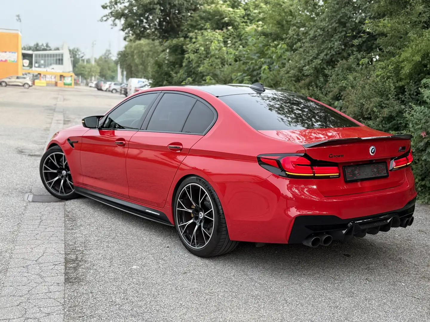 BMW M5 Competition GPower Ferrarirot Carbon 360* Soft Nig - 2