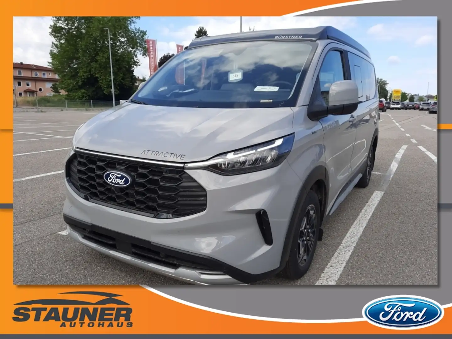 Ford Transit Custom Active C 500 RFK Markise AHK Grijs - 1
