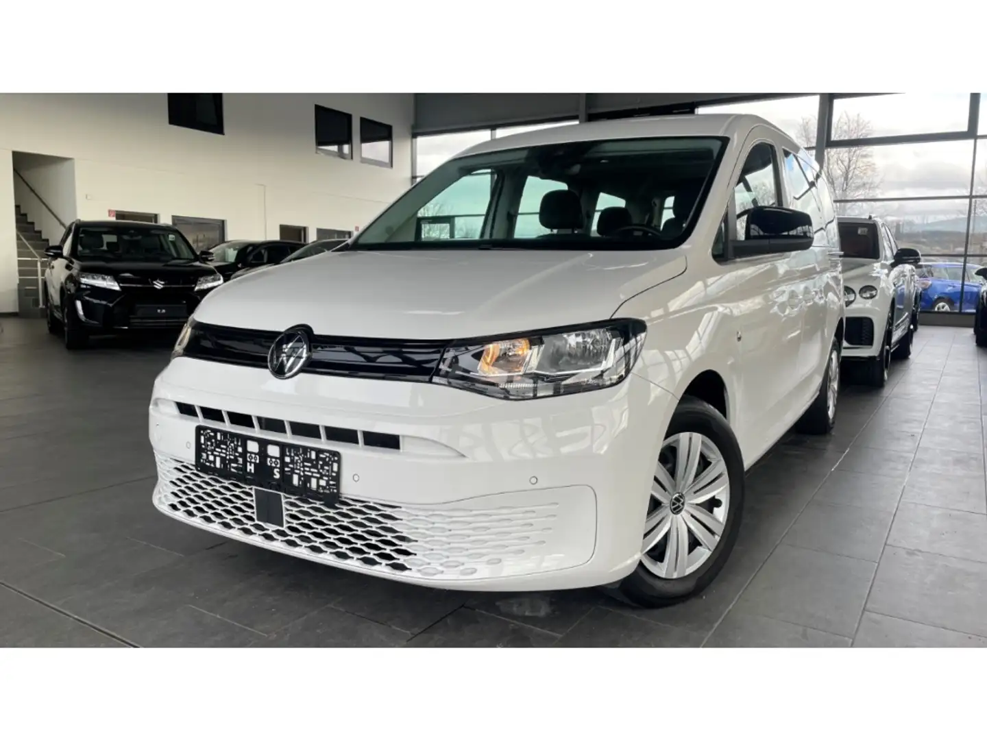 Volkswagen Caddy Maxi 2.0 TDI 7-Sitzer DAB Kamera Keyless Mehrzonen Weiß - 1