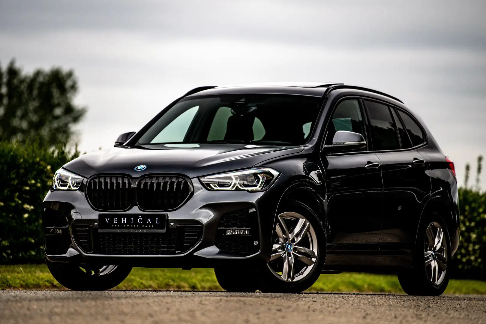 BMW X1 xDrive25e MSPORT|PANO|CAMERA|H&K|LEDER|CARPLAY|HEA Gris - 1