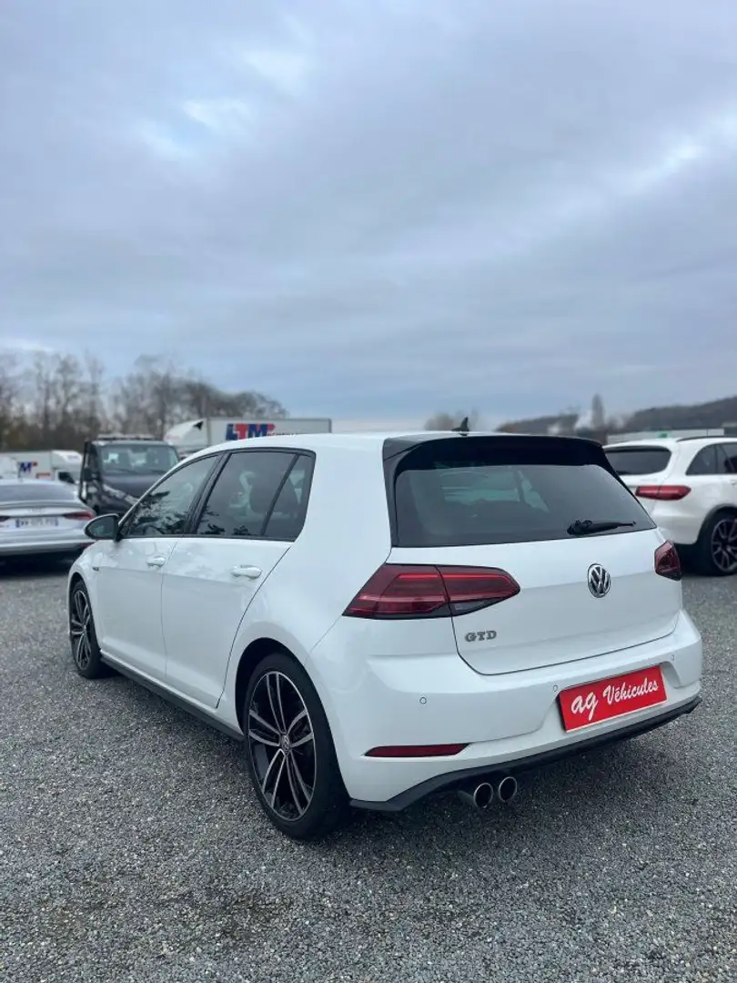 Volkswagen Golf GOLF 7 GTD 2.0 TDI 184CH GTD DSG6 5P BLANC 10CH 5  Blanco - 2