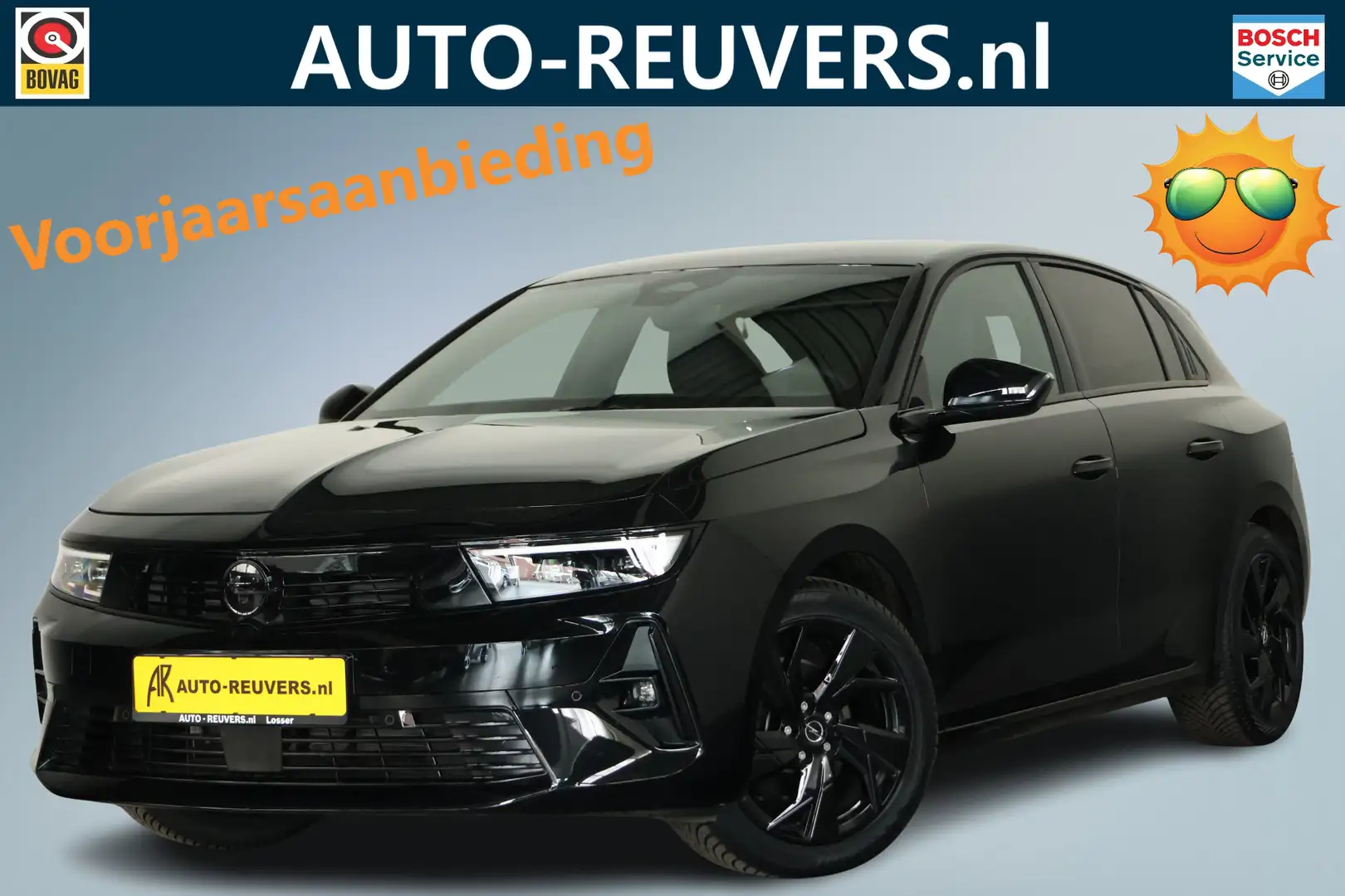 Opel Astra 1.2 Turbo GS / LED / ACC / Navi / CarPlay / Camera Schwarz - 1