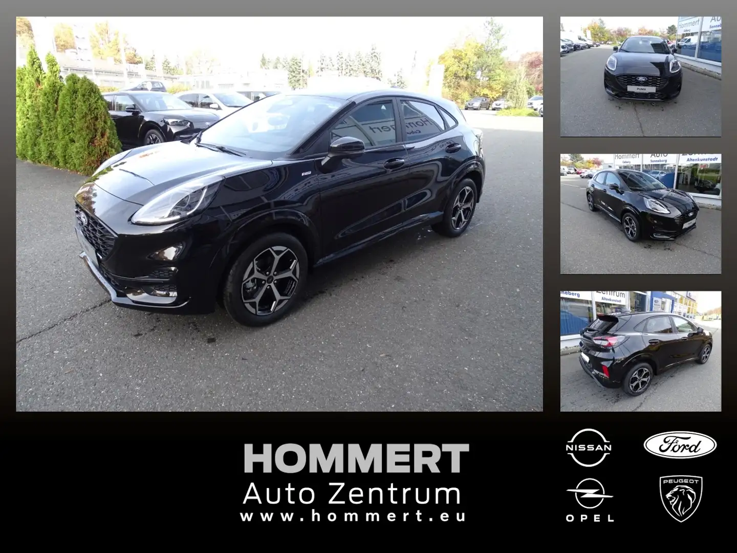 Ford Puma 1.0 EcoBoost ST-Linie ACC+LED+ALU Noir - 1