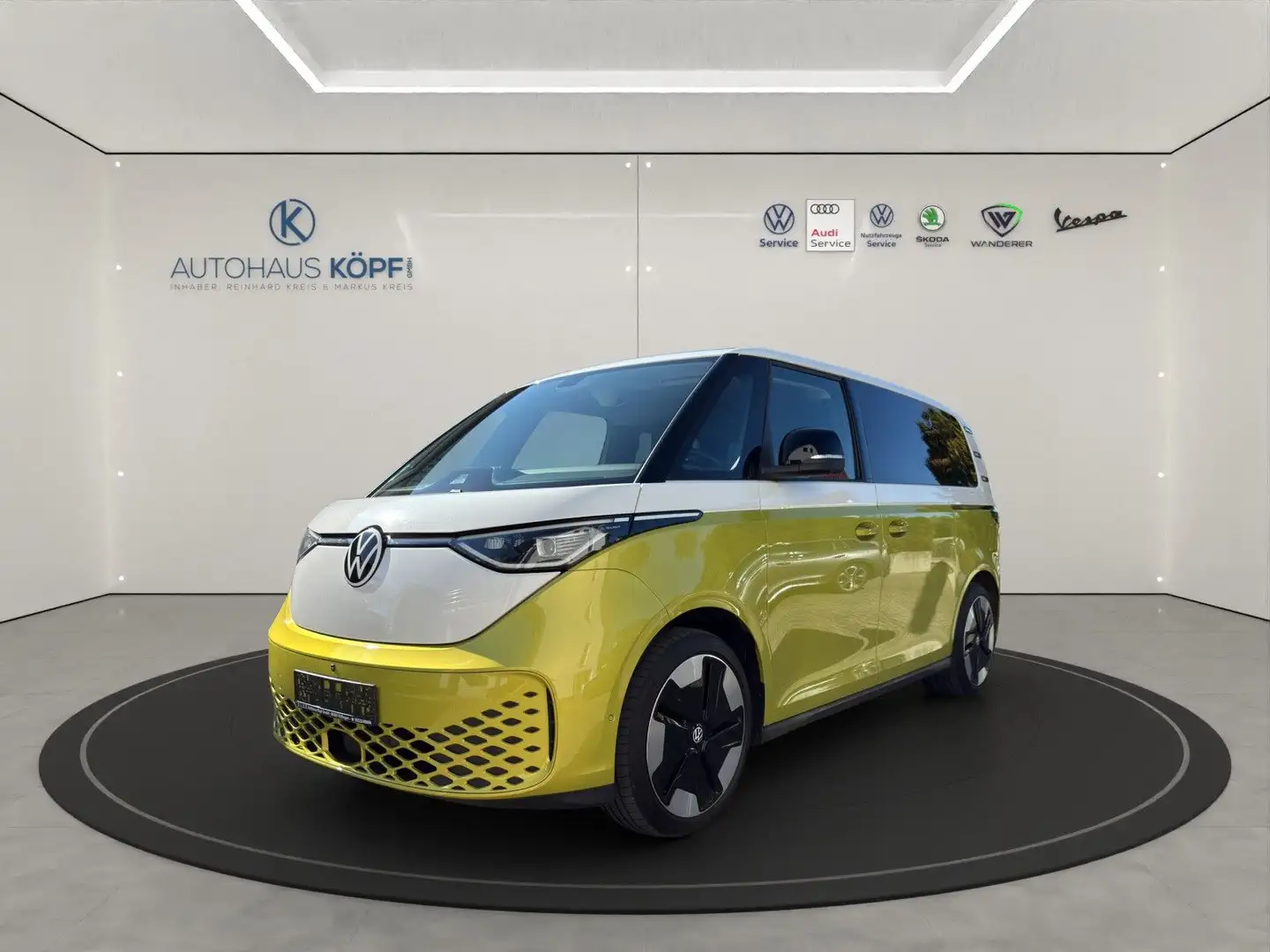 Volkswagen ID. Buzz 150 kW Pro AHK Matrix Navi Design Paket Gelb - 1