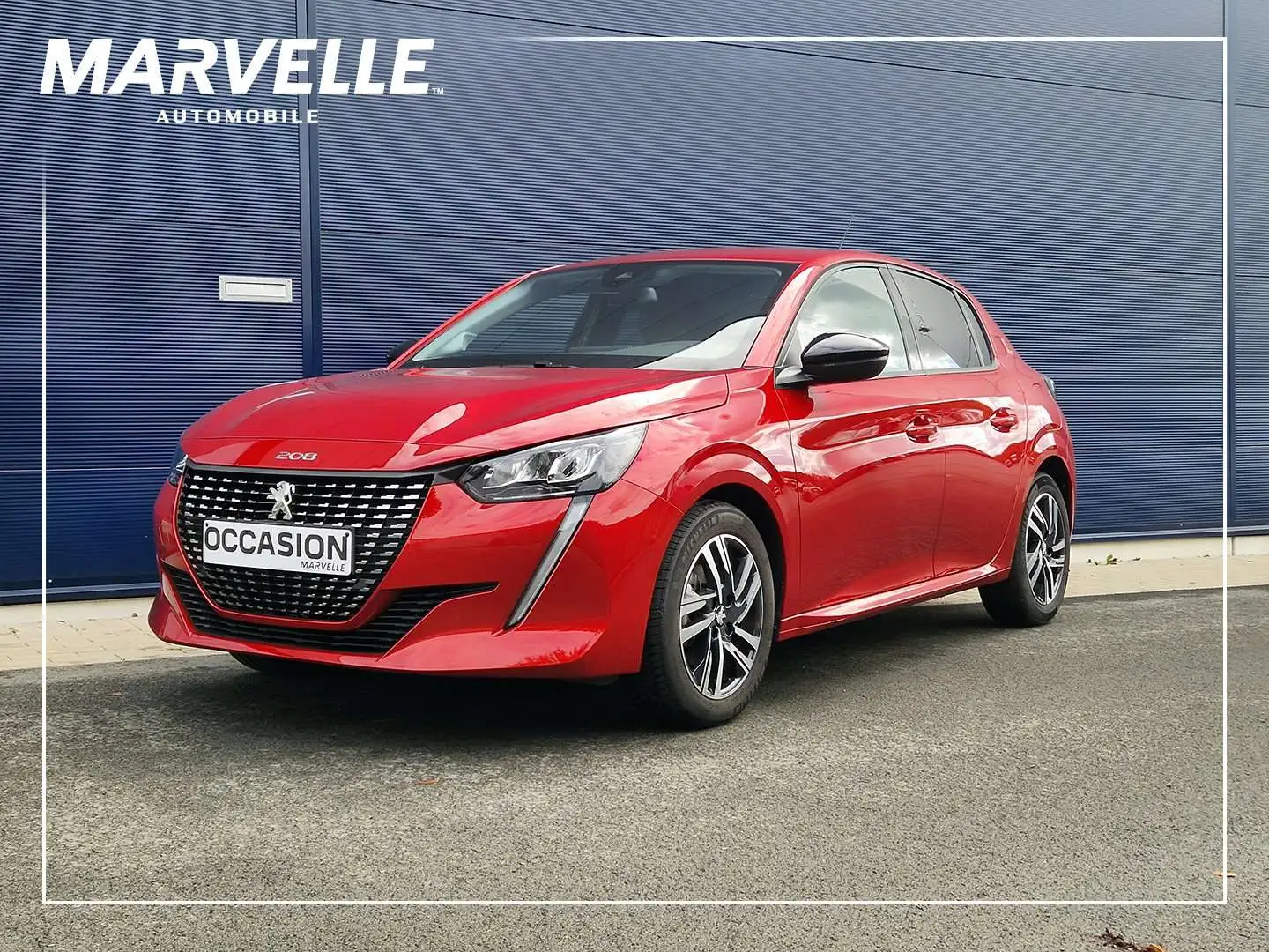 Peugeot 208 Allure Pack 1.2ess 100ch Rouge - 1