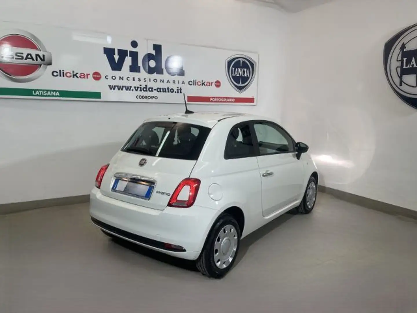 Fiat 500 1.0 Hybrid OK NEOPATENTATI Blanc - 2