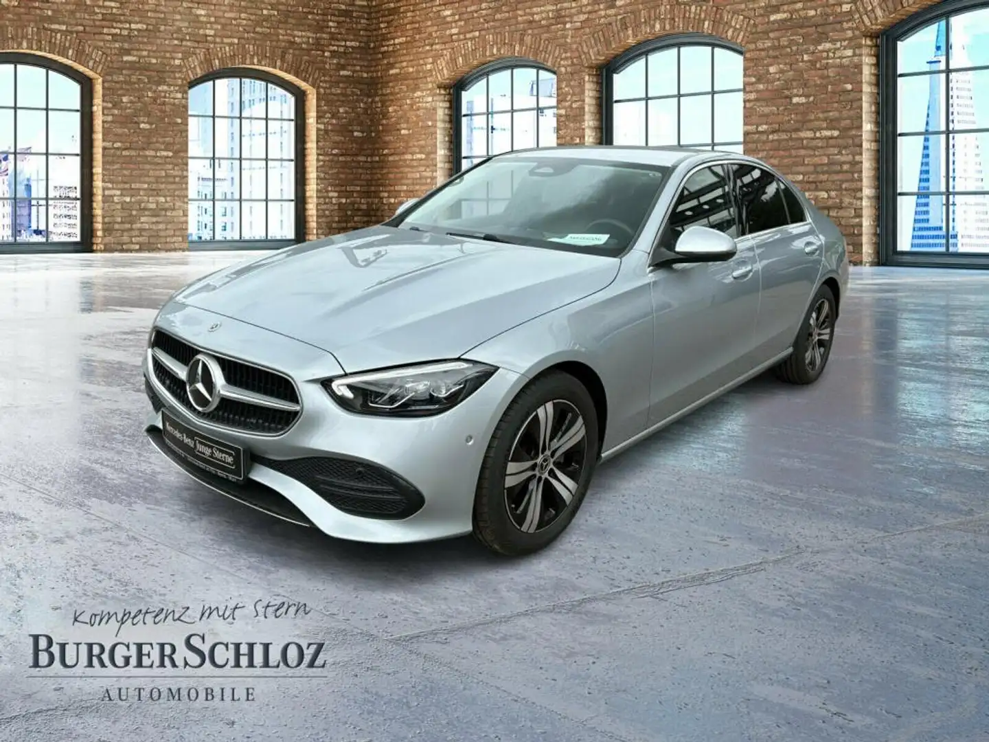 Mercedes-Benz C 180 Avantgarde AHK AUT Kam. KeyLess KlimaA LED Silber - 1