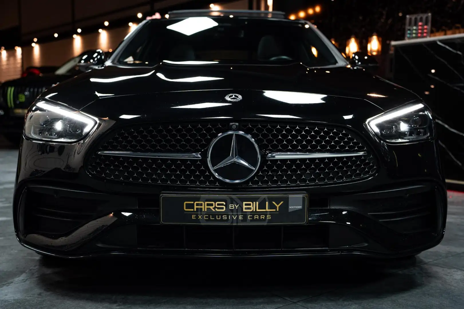 Mercedes-Benz C 300 300e AMGLINE|PANO|HEADUP|GARANTIE Negro - 2