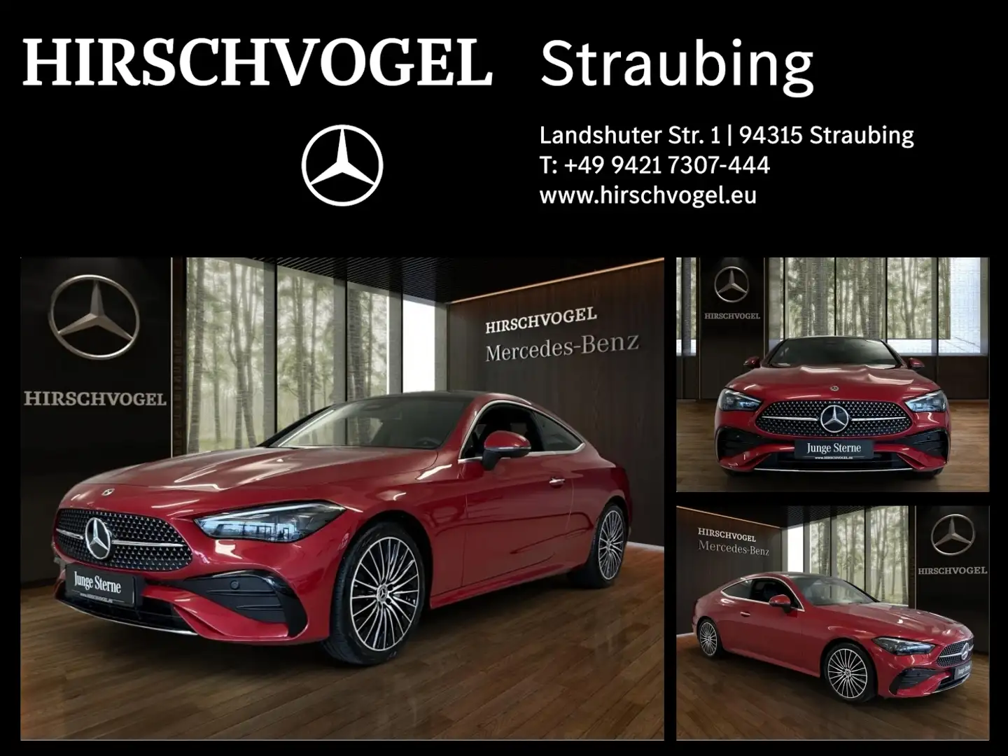 Mercedes-Benz CLE 220 d AMG-Line+Pano+Memory-P.+DIGITAL-LIGHT Czerwony - 1