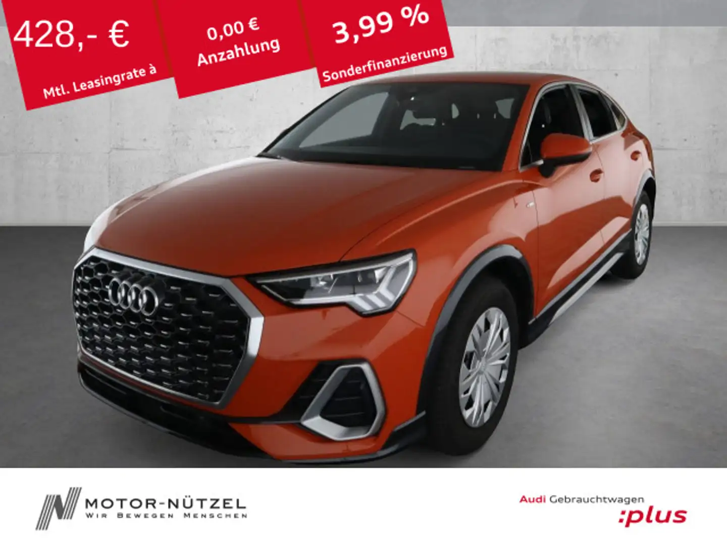 Audi Q3 35 TFSI S-TR S-LINE LED+NAV+PDC+AHK Orange - 1