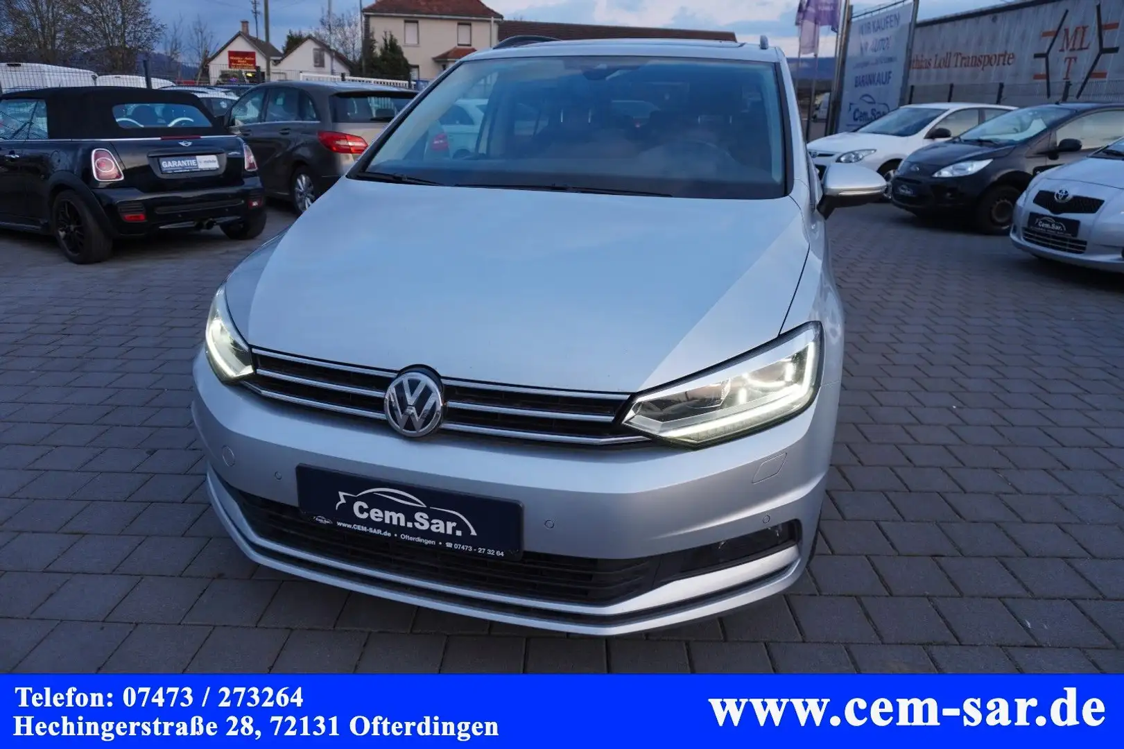 Volkswagen Touran Comfortline *Rückfahrkamera*Panorama*1.H* Plateado - 2