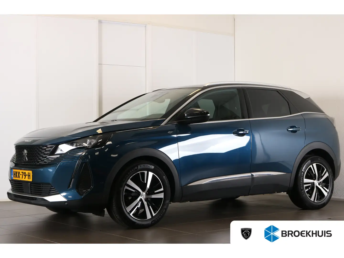 Peugeot 3008 1.2 PureTech 130PK EAT8 GT | Navi | Clima | Adapti Blauw - 1