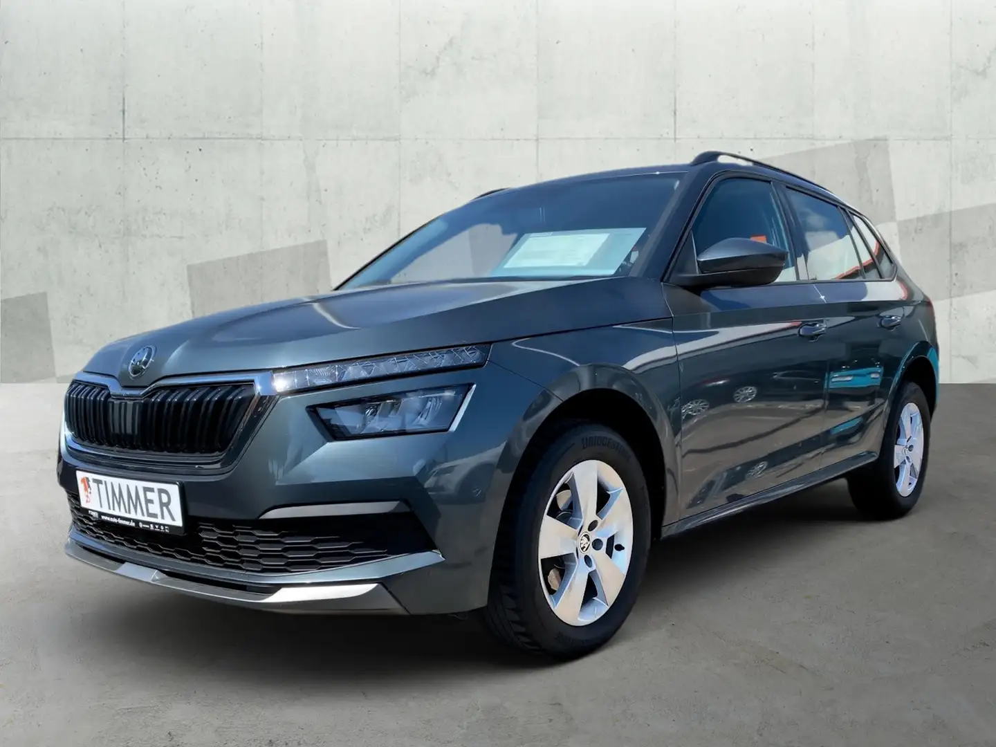 Skoda Kamiq 1.6 TDI AMBITION *AHK *LED *PDC *TEMPO * Grijs - 2