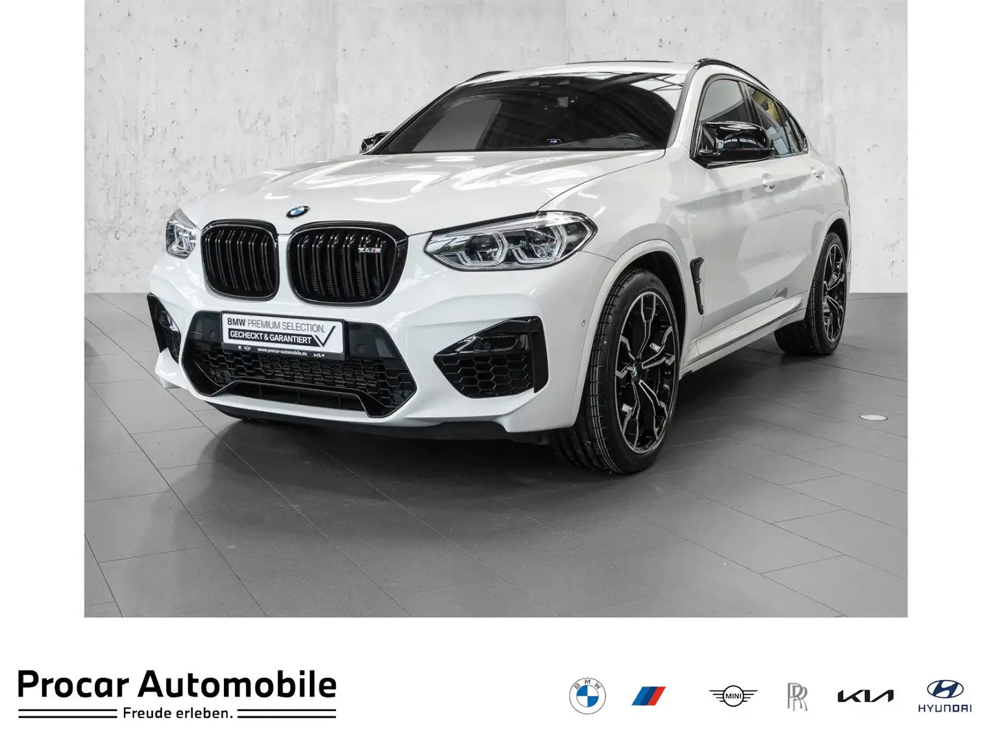 BMW X4 M Competition Pano,LCProf,HUD,PA,m-SportSITZ, Blanc - 1