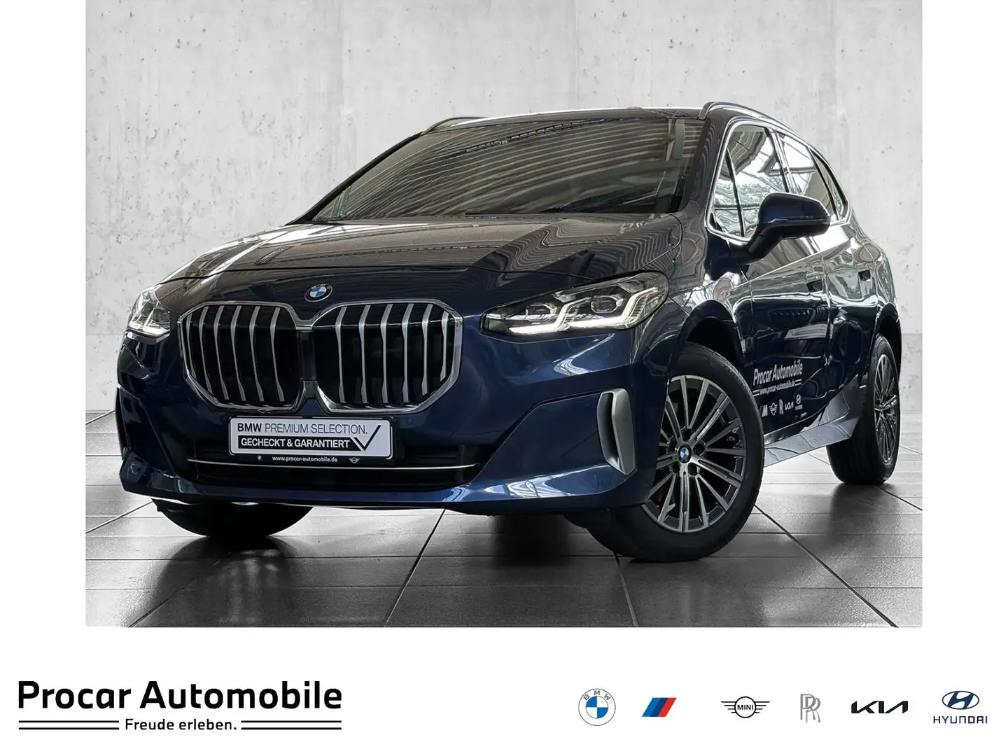 BMW 218 d Active Tourer LuxuryLine DA PA AHK Pano LED Azul - 1