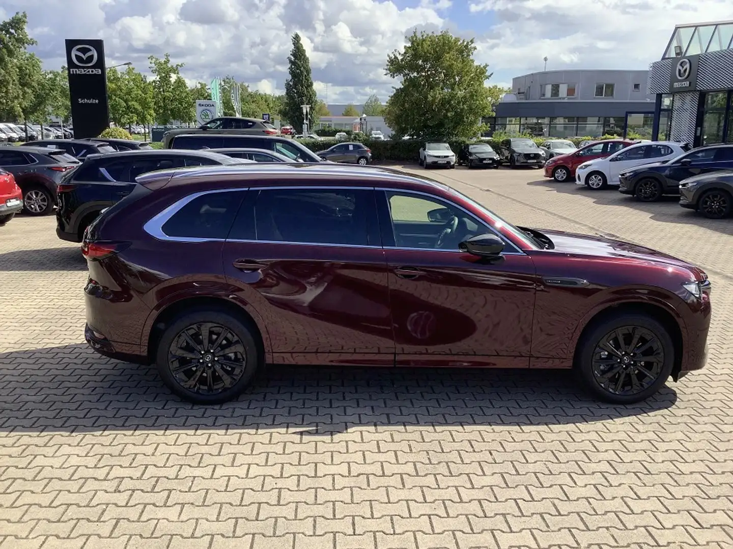 Mazda CX-80 3.3L e-SKYACTIV D Homura CoSo 7-Sitzer Rot - 2