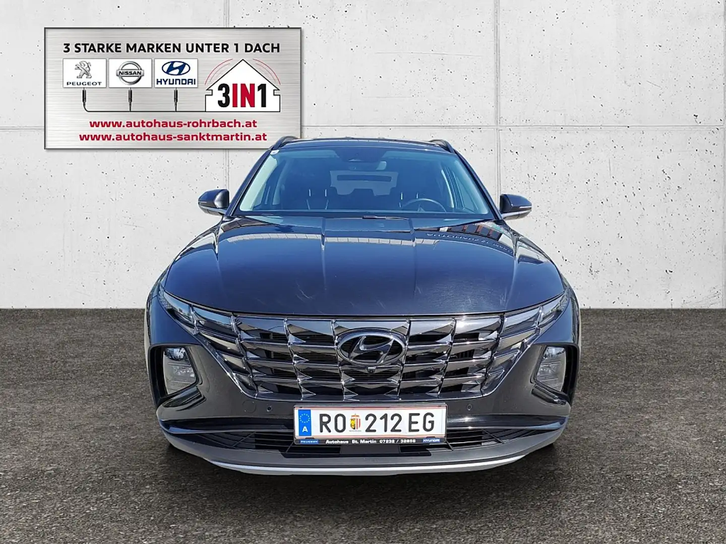 Hyundai TUCSON Tucson 1,6 T-GDI Plug-In Hybrid 4WD Prestige Li... Schwarz - 2