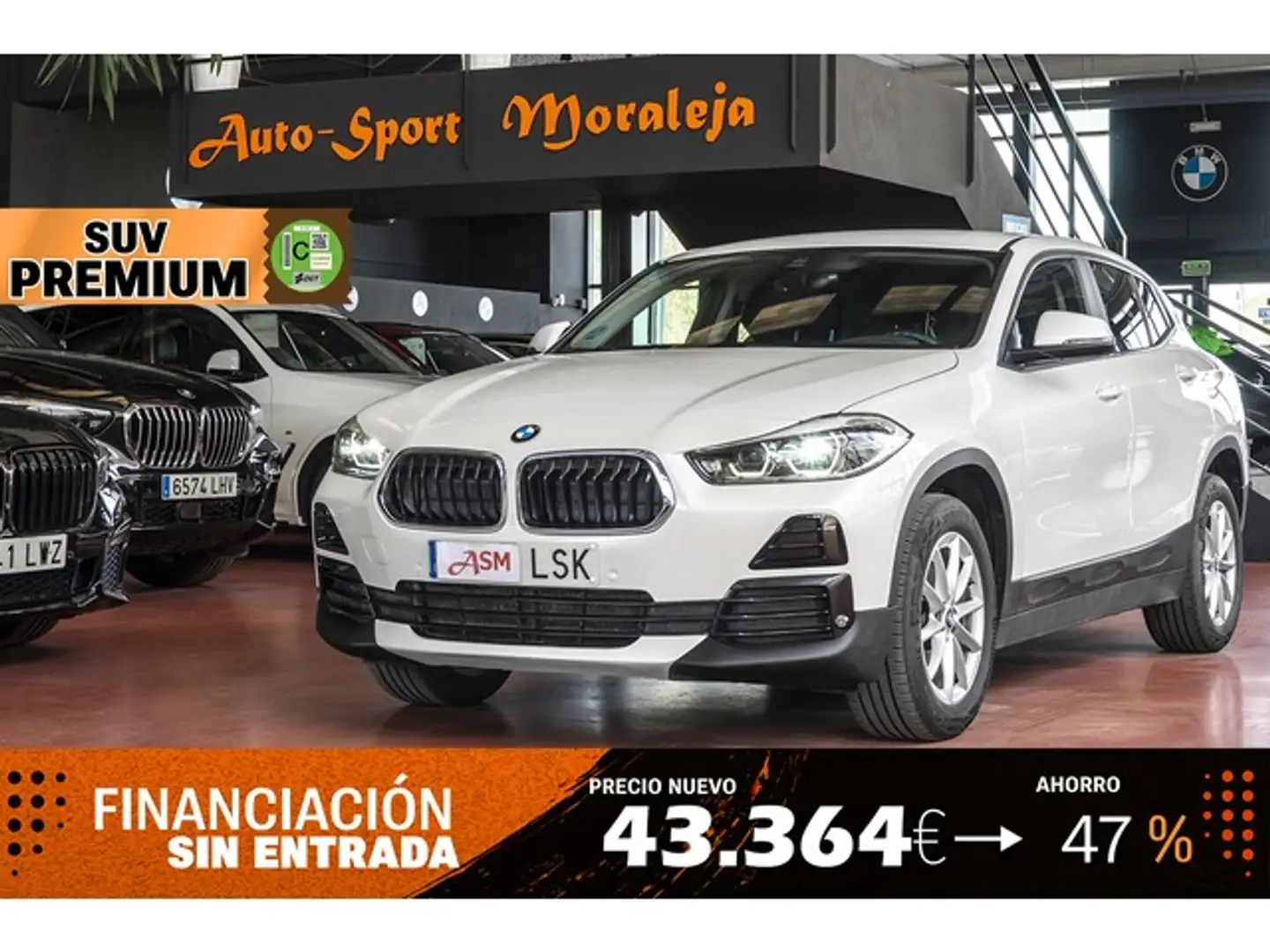 BMW X2 sDrive 18d Blanc - 1