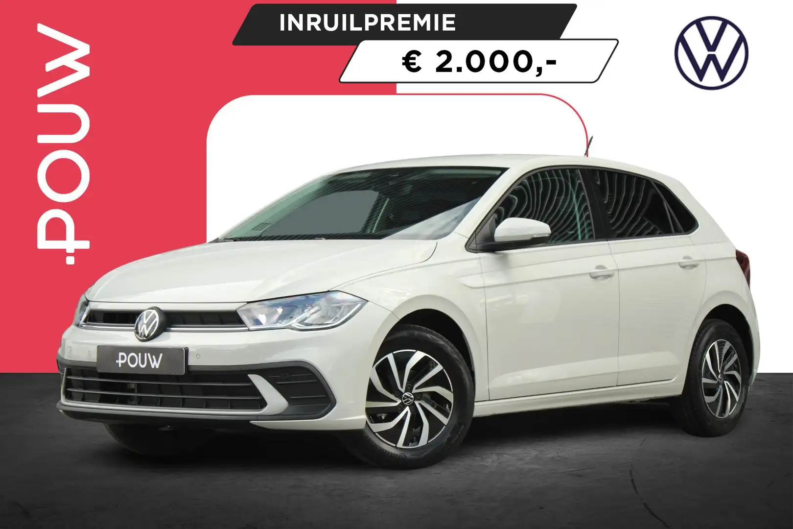 Volkswagen Polo 1.0 TSI 95pk Life Edition | Climate Control | Stoe Grijs - 1