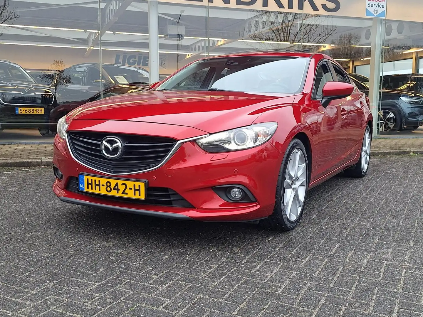Mazda 6 2.0 HP GT-M | Schuifdak | Leder | Trekhaak 1500kg Rot - 2
