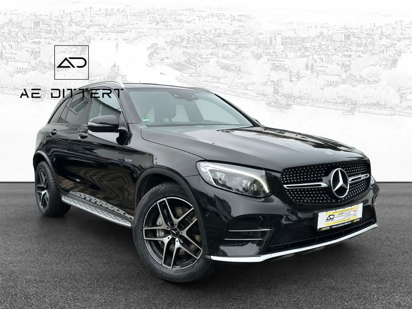 Mercedes-Benz GLC 43 AMG +perf Abg+AHK+ Чорний - 2