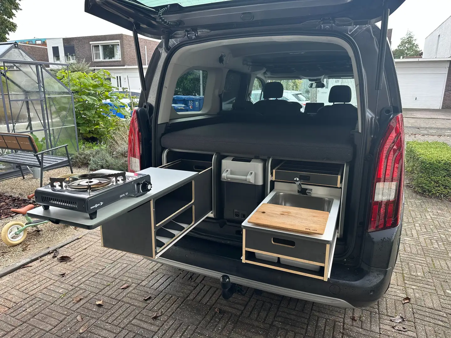 Peugeot Rifter Long Allure 1.2 - Minicamper - Nw Distributieriem! Grijs - 1