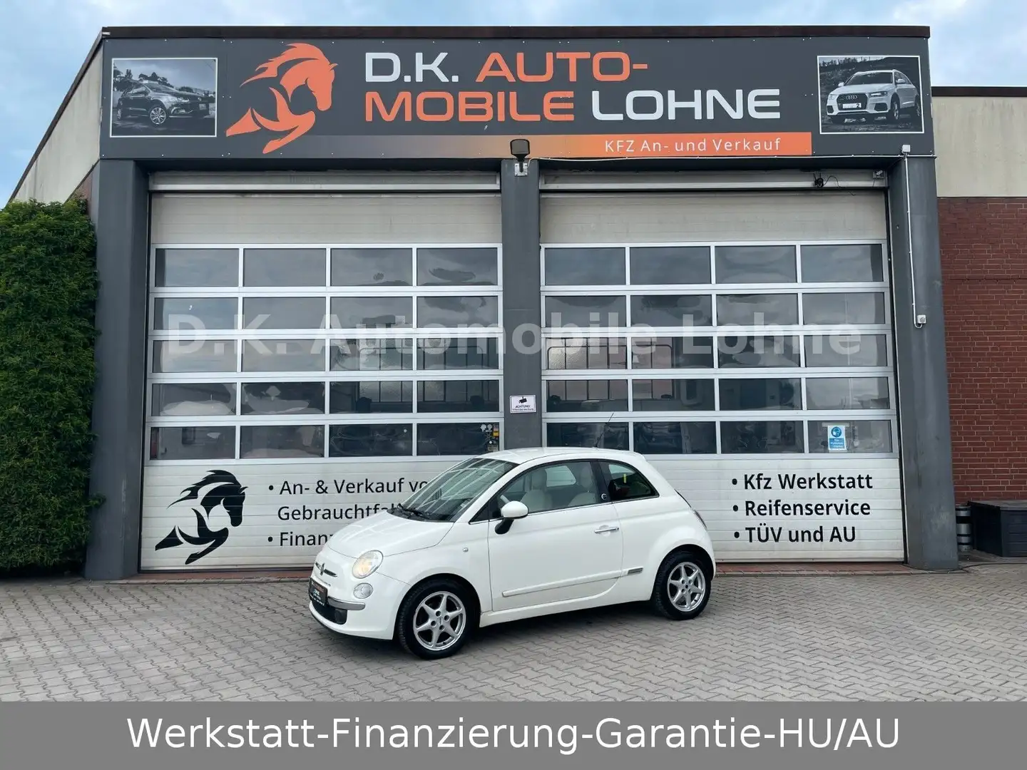 Fiat 500 Pur O2 /Ecolog/SERVOLENKUNG/KLIMA/RADIO/TOP* Weiß - 1