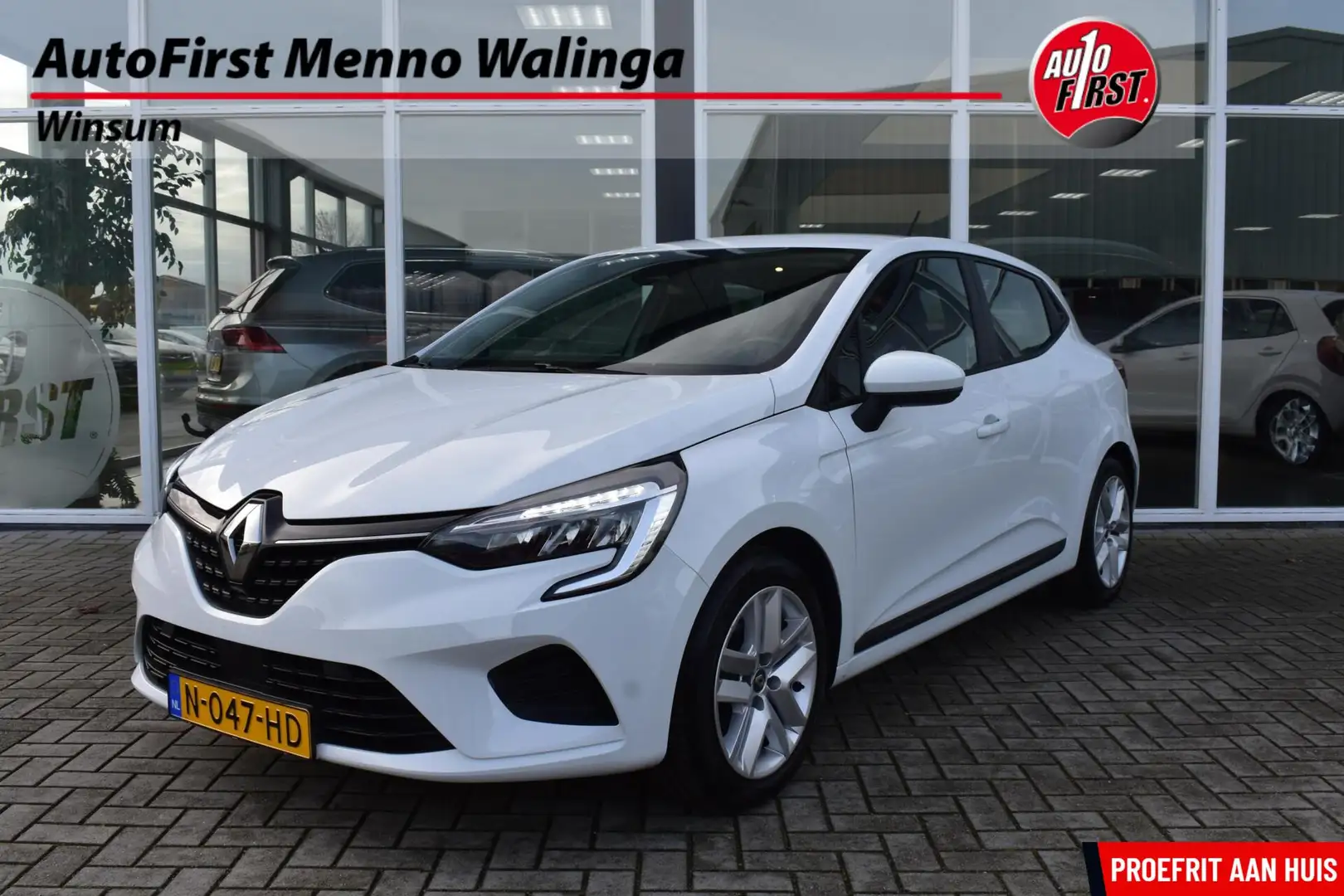 Renault Clio 1.0 TCe Zen|Navi|Trekhaak|Apple carplay/Android au Weiß - 1