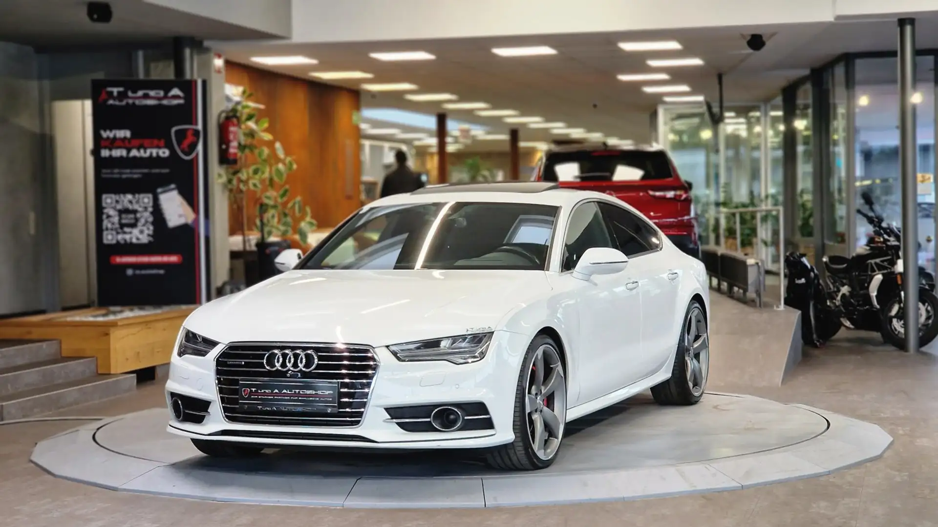 Audi A7 3.0 TDI quattro Competition Aut. *Head-up*Schiebed Weiß - 1