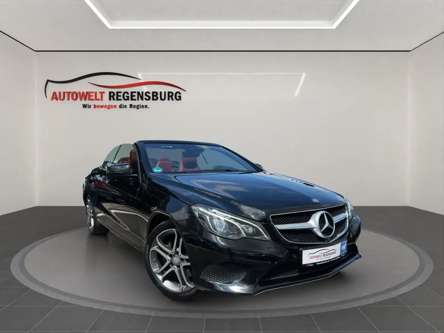 Mercedes-Benz E 250 E250*CABRIO*360*ACC*NAVI*LED*1HA*LEDER*NACKEN-HZ Schwarz - 1