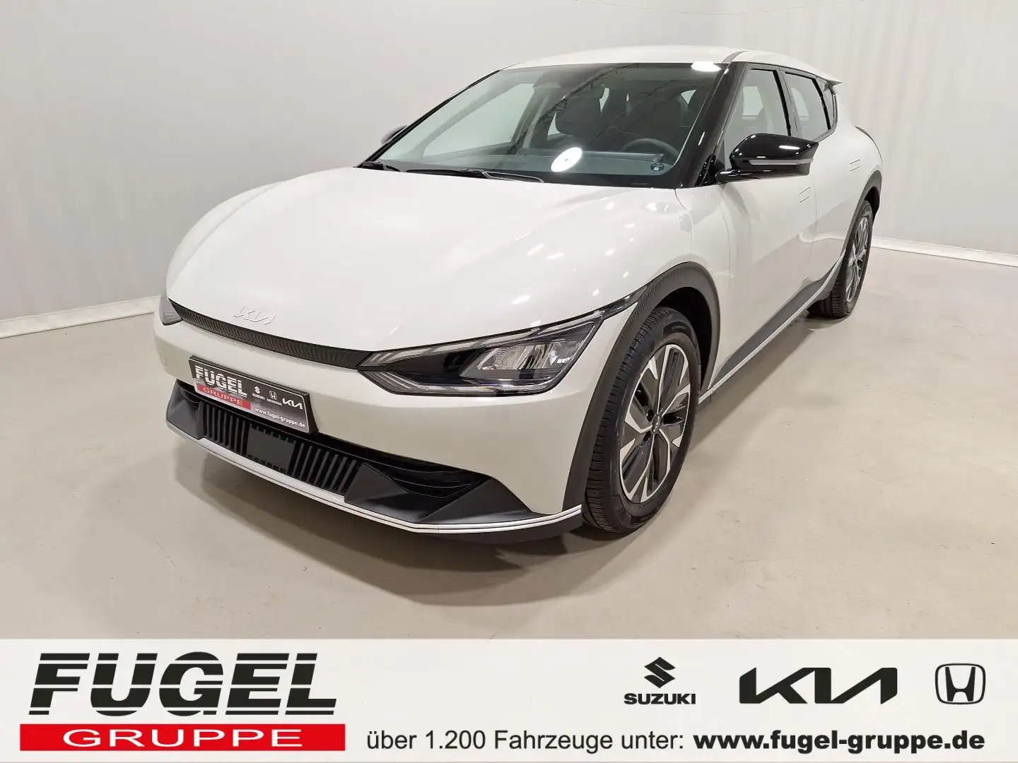 Kia EV6 58 kWh RWD WP|LED|Navi|RFK Weiß - 1