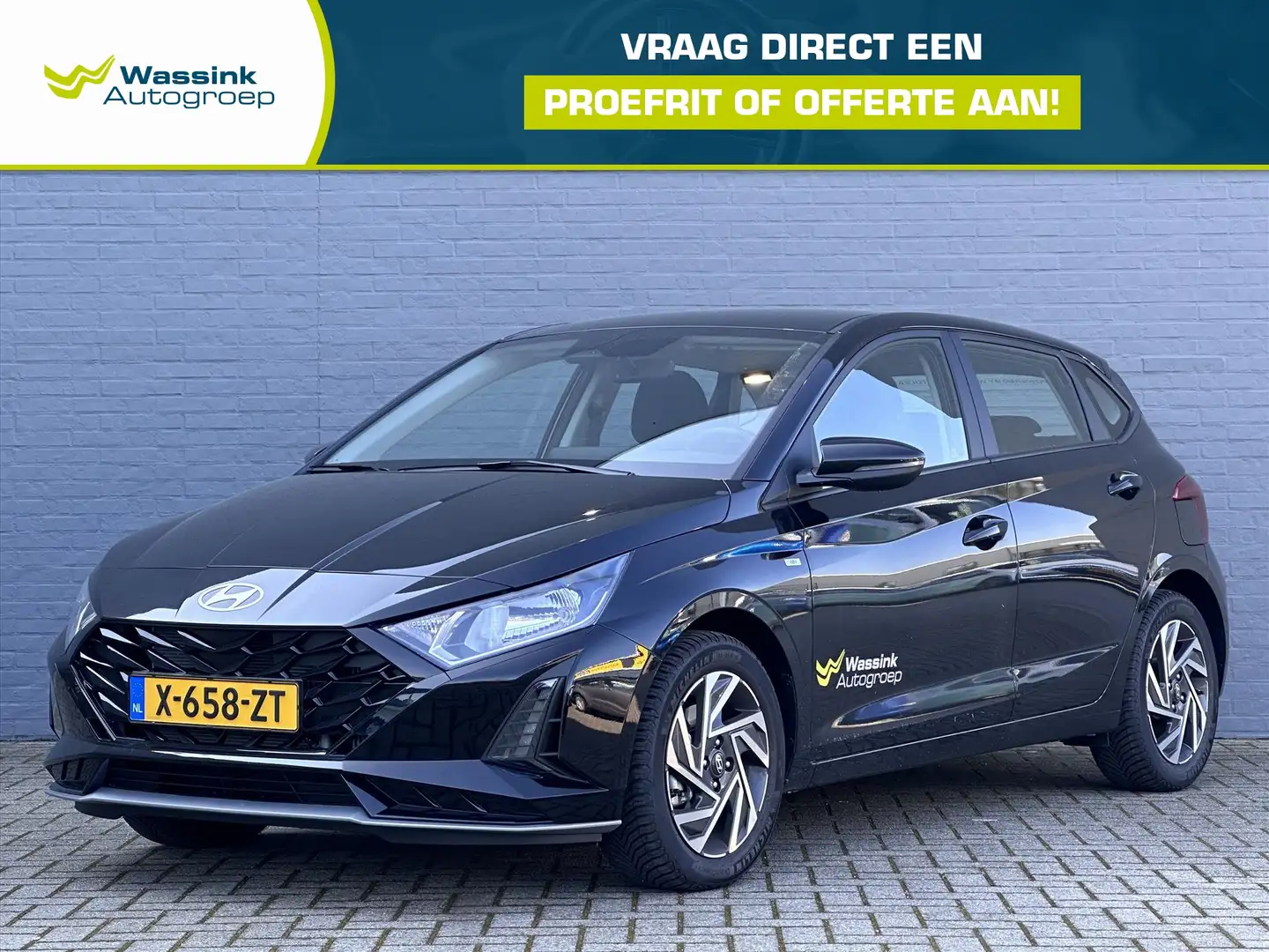 Hyundai i20 1.0 T-GDI 48V MHEV 100pk Comfort | 16 inch Lichtme Negro - 1