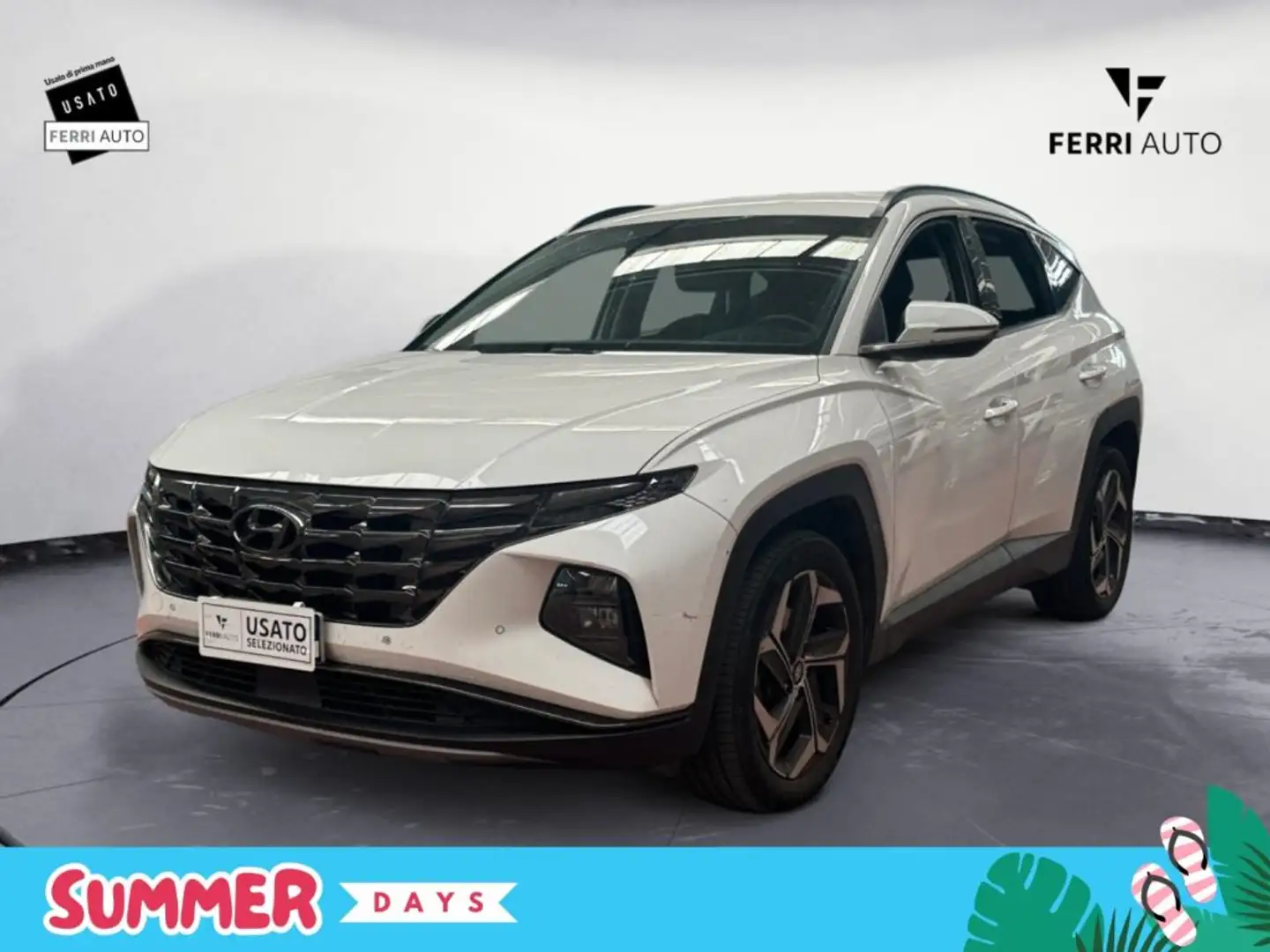Hyundai TUCSON 1.6 HEV aut. XTech Bianco - 1