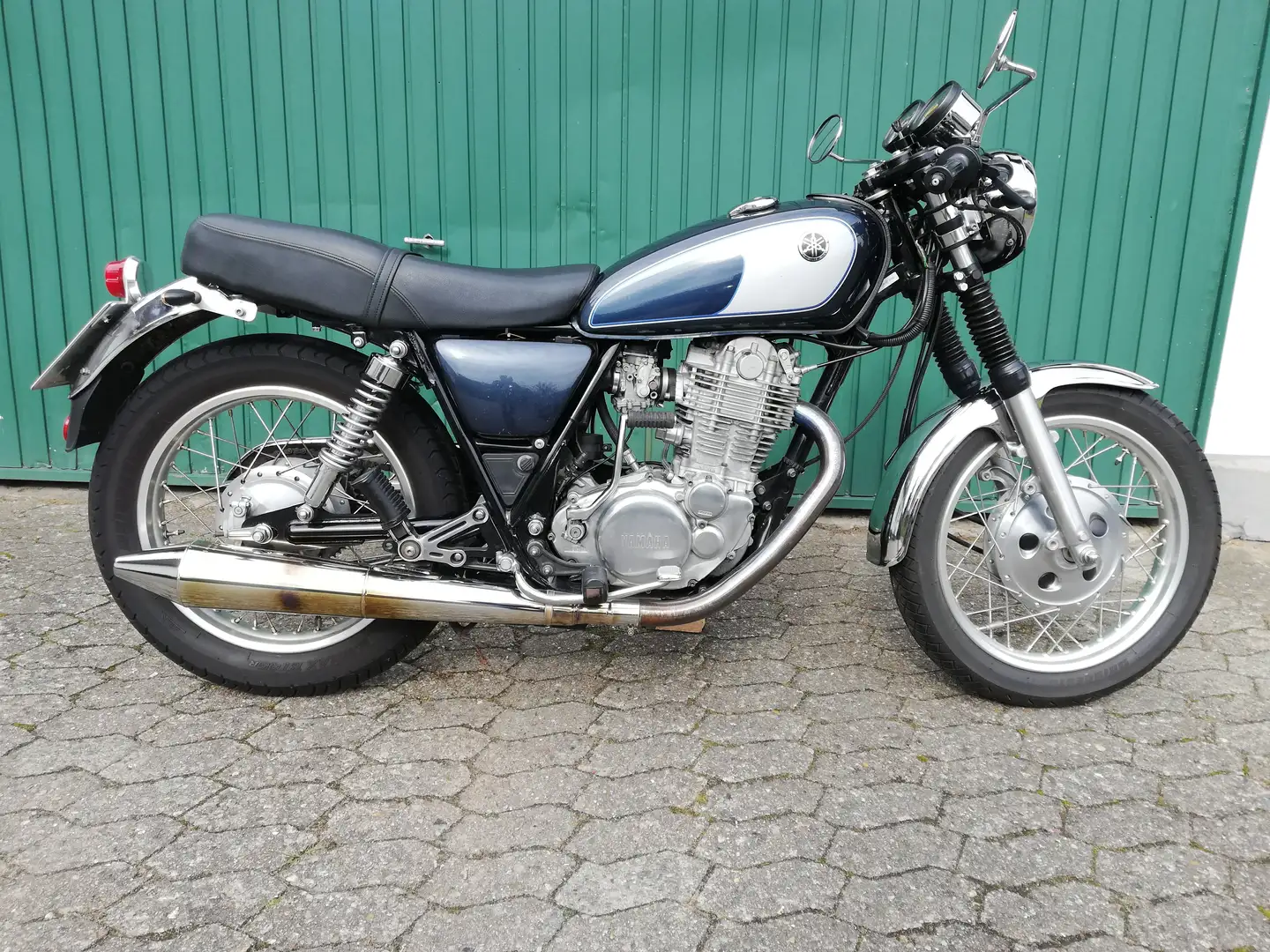 Yamaha SR 500 48T Blauw - 2