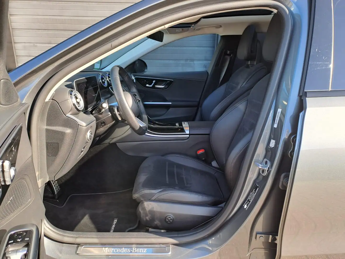 Mercedes-Benz C 180 Break AMG Line | Panoramisch Dak | Nightpack | Mem Grijs - 2