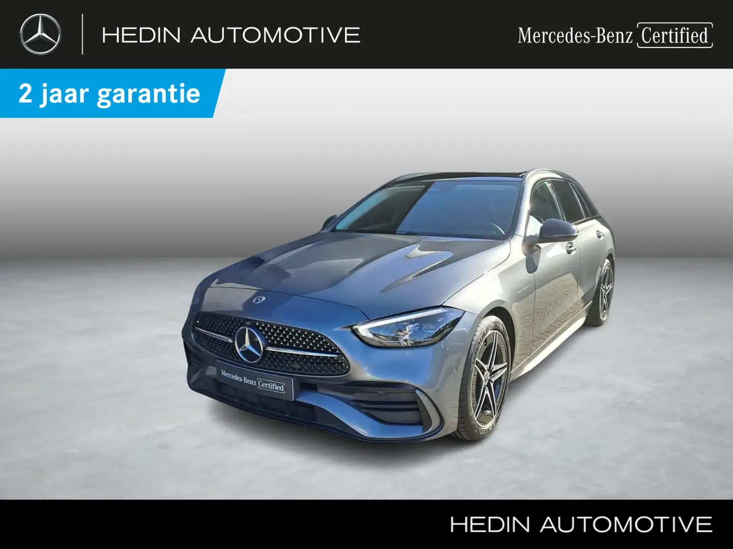 Mercedes-Benz C 180 Break AMG Line | Panoramisch Dak | Nightpack | Mem Grijs - 1