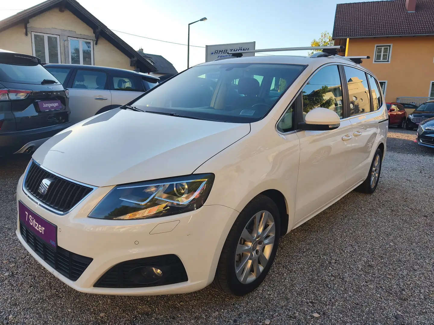 SEAT Alhambra Executive 2,0 TDI DSG,* 7-Sitze, AHK, Xenon, Kamera,...* Weiß - 2