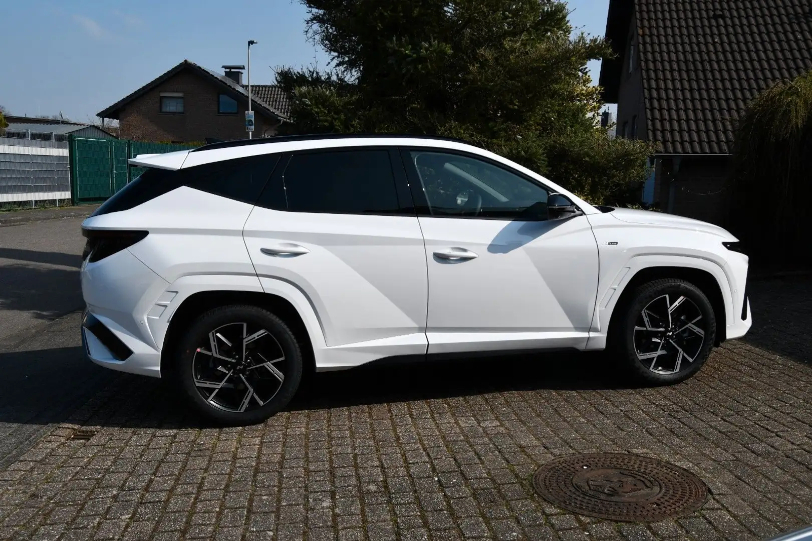 Hyundai TUCSON 1.6 T-GDI 48V Prime N-Line DCT   Facelift Weiß - 1