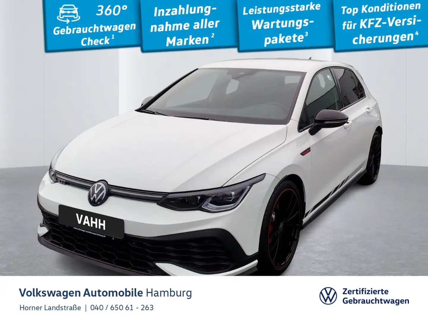 Volkswagen Golf GTI Clubsport 2.0 TSI DSG Sitzheizung Weiß - 1