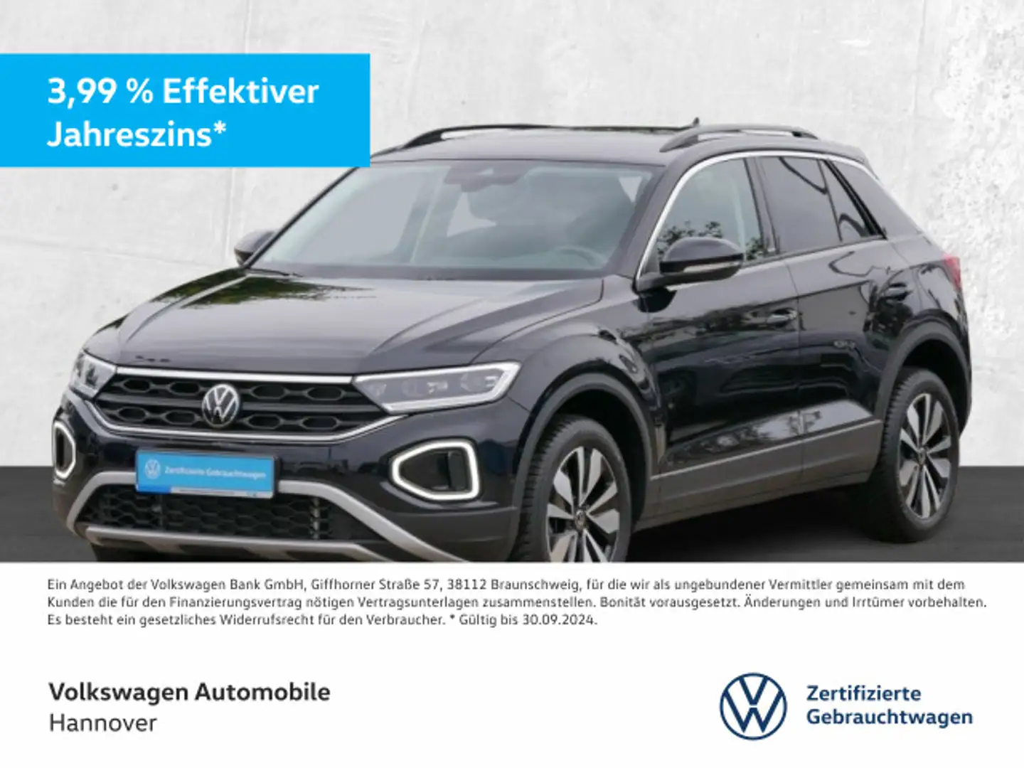 Volkswagen T-Roc 1.5 TSI Move Navi LED DigCockpit ACC STHZG Noir - 1