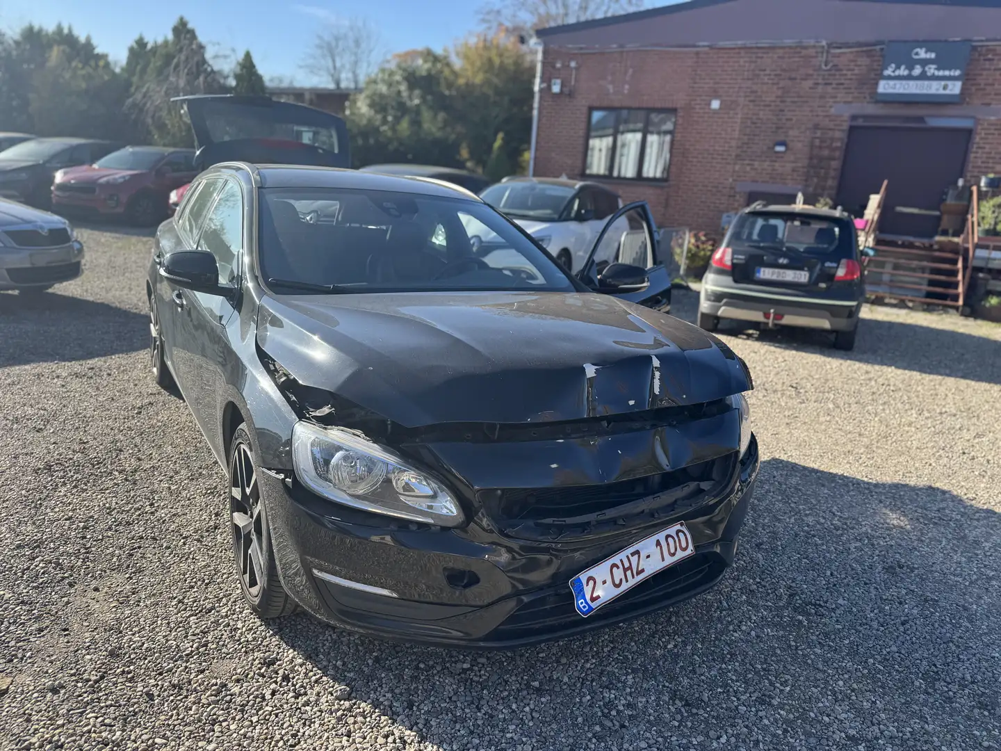 Volvo V60 2.0 D2 Dynamic Edition Negro - 1