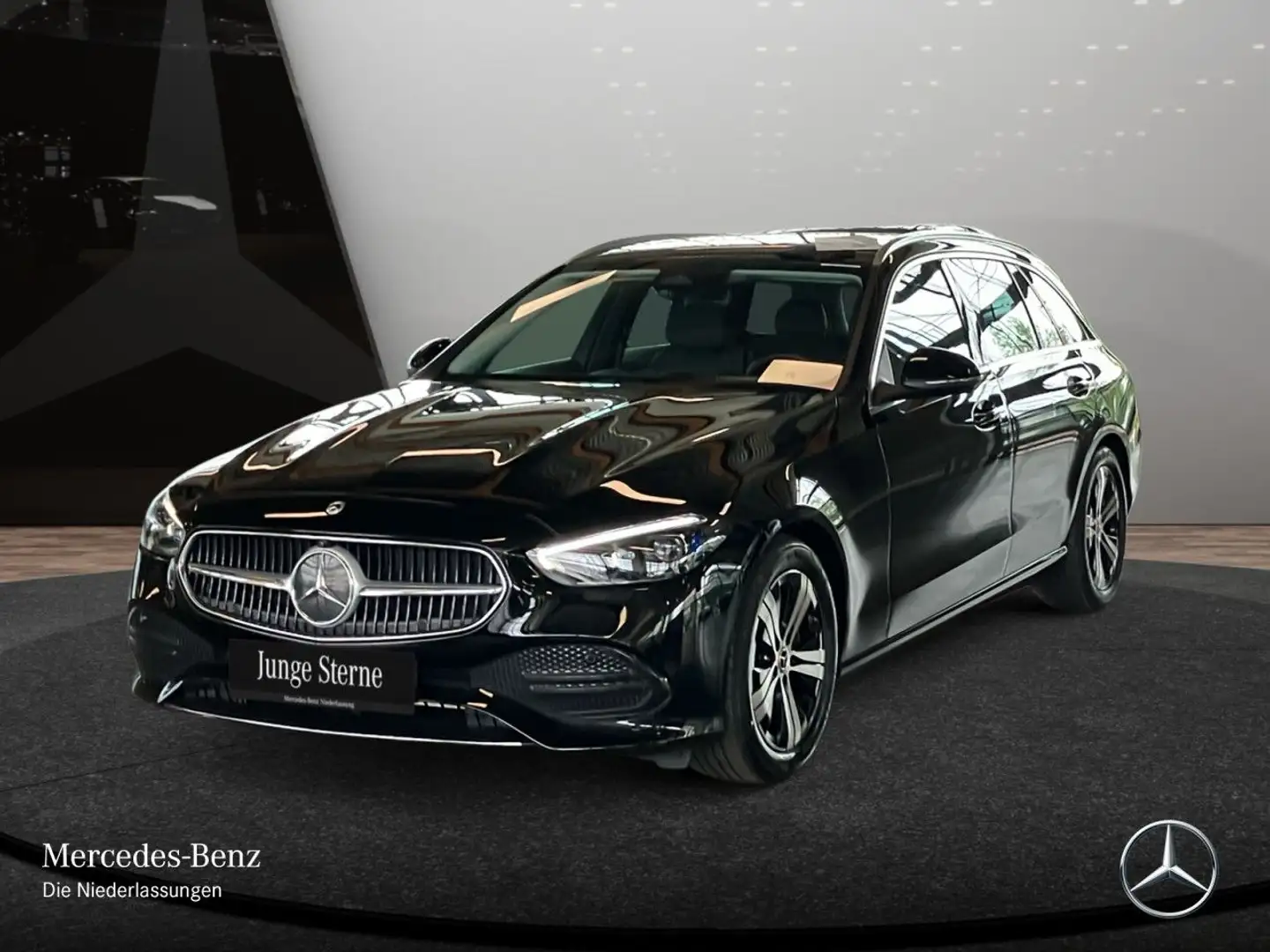 Mercedes-Benz C 220 d T 4M AVANTG+360+STHZG+KEYLESS+9G Schwarz - 2