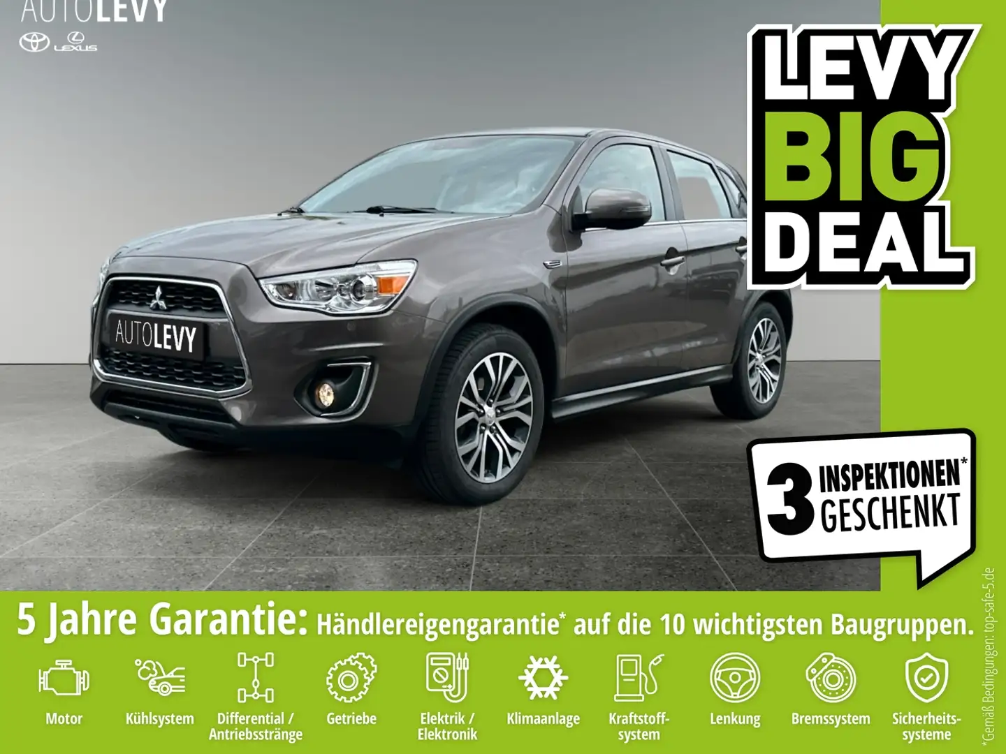 Mitsubishi ASX 1.6 MIVEC Star 2WD *KLIMA*RFK*18''LM*WKR* Brown - 1