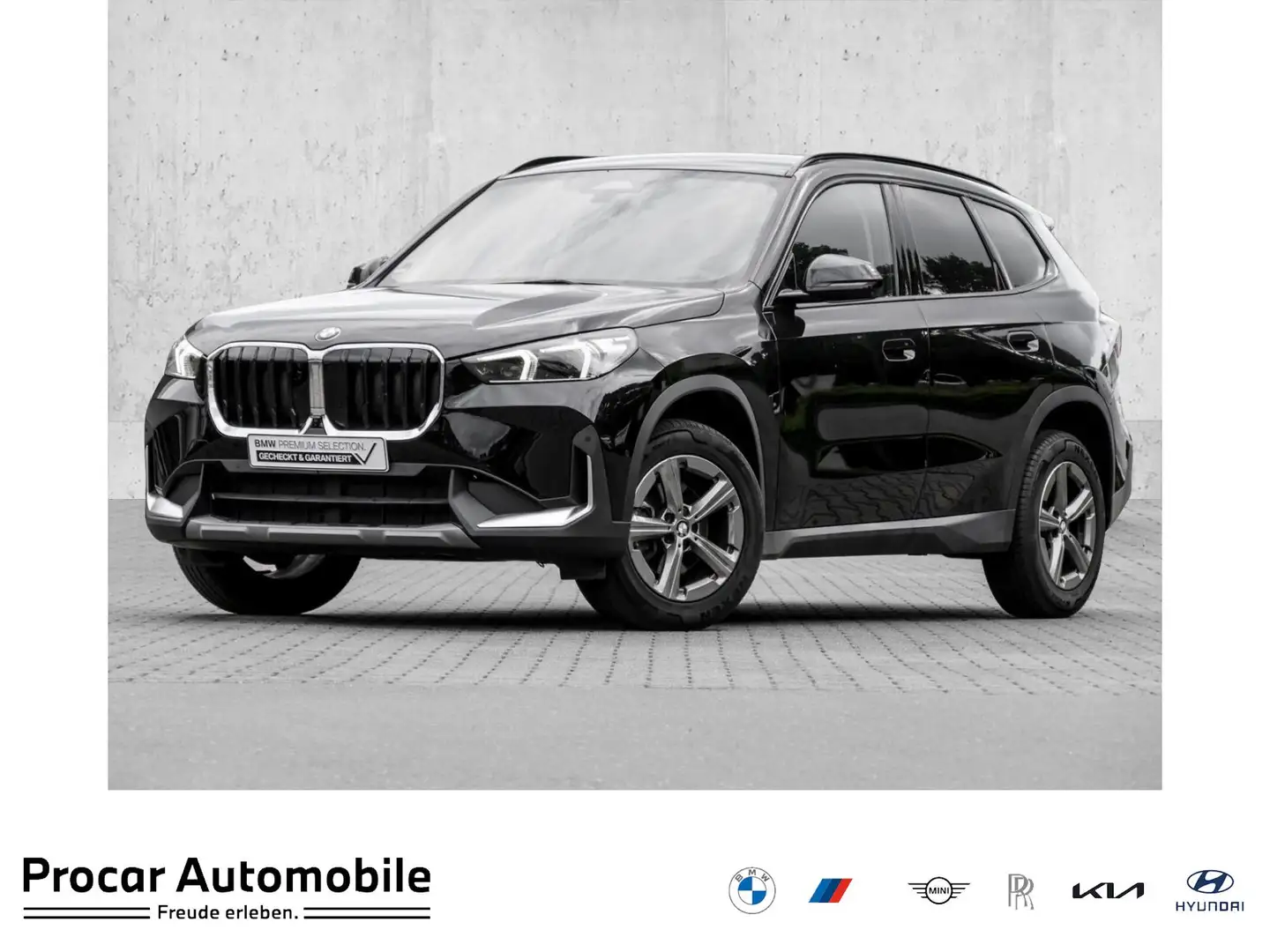 BMW X1 sDrive18d HUD ACC RFK NAVI LED Sound Syst. Negro - 1