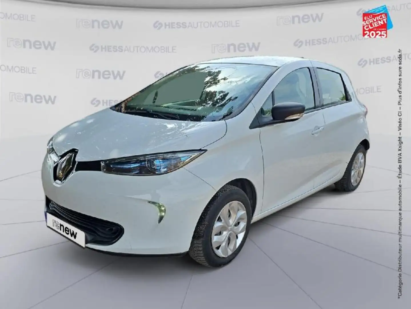 Renault ZOE Life charge normale R90 MY19 Weiß - 1