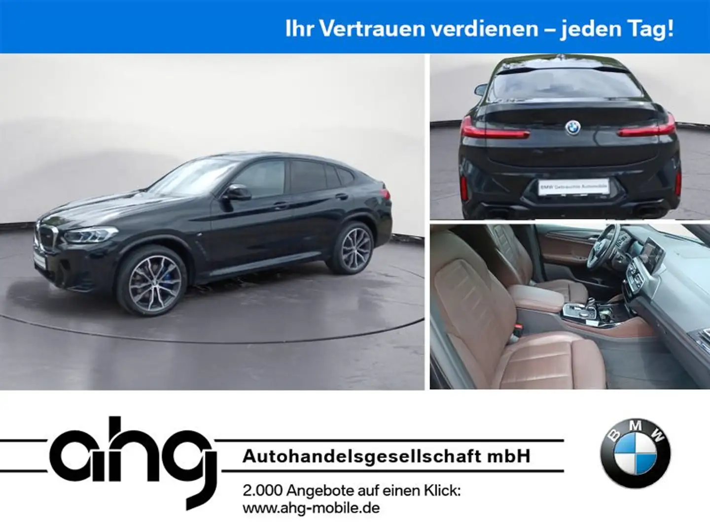 BMW X4 M d AT Innovationsp. Sport Aut. Standhzg. Zwart - 1