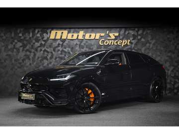 V8 - NERO HELENE / ORANGE - AKRAPOVIC