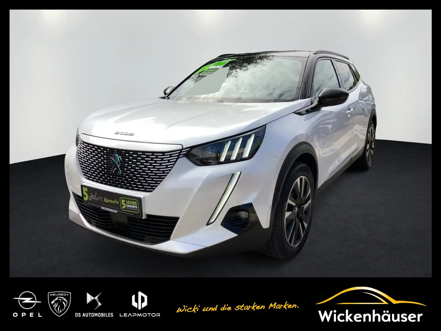 Peugeot e-2008 136 GT Rückfahrkamera mit 180° Weiß - 1