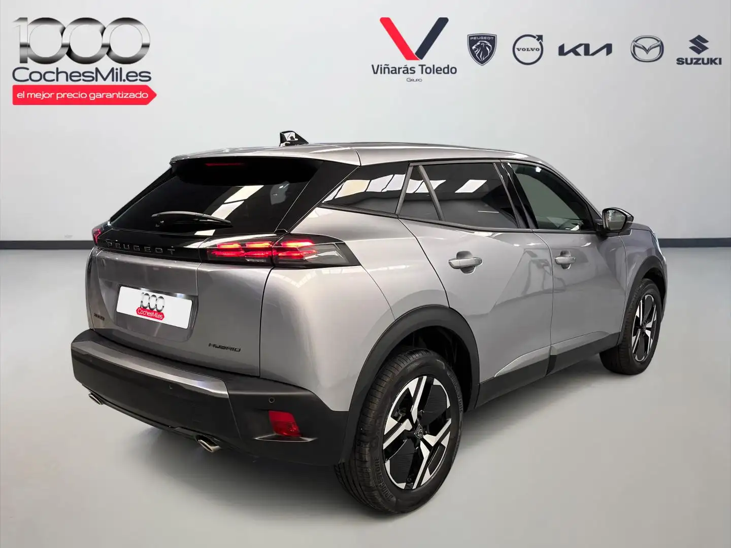 Peugeot 2008 Hybrid Allure eDCS6 145 Gris - 2